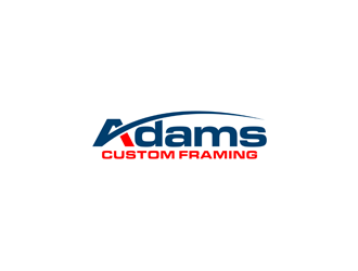 Adams Custom Framing logo design by alby
