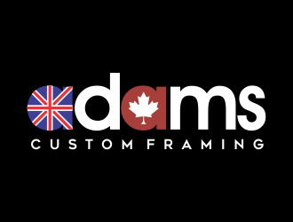 Adams Custom Framing logo design by AisRafa