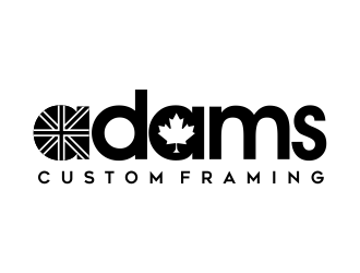 Adams Custom Framing logo design by AisRafa
