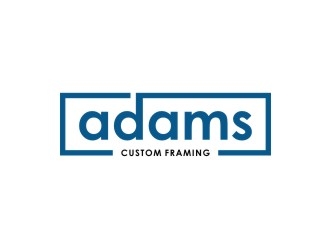 Adams Custom Framing logo design by sabyan