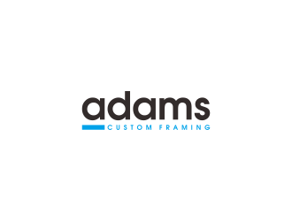 Adams Custom Framing logo design by dewipadi