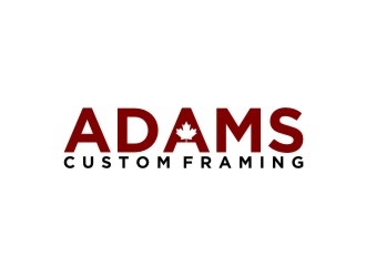 Adams Custom Framing logo design by agil