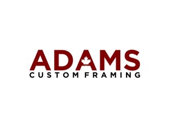 Adams Custom Framing logo design by agil