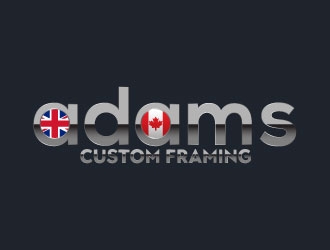 Adams Custom Framing logo design by AYATA