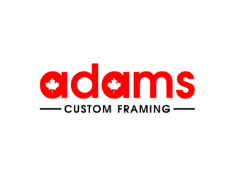 Adams Custom Framing logo design by Landung