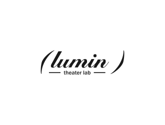 (lumin)theater lab logo design by haidar
