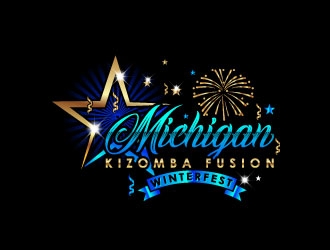 Michigan Kizomba Fusion Winterfest logo design by uttam