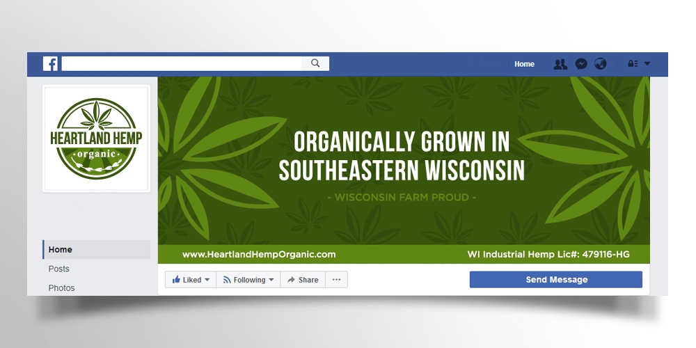 Heartland Hemp Organic logo design by scriotx