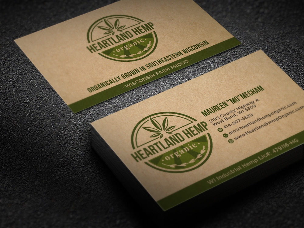 Heartland Hemp Organic logo design by scriotx