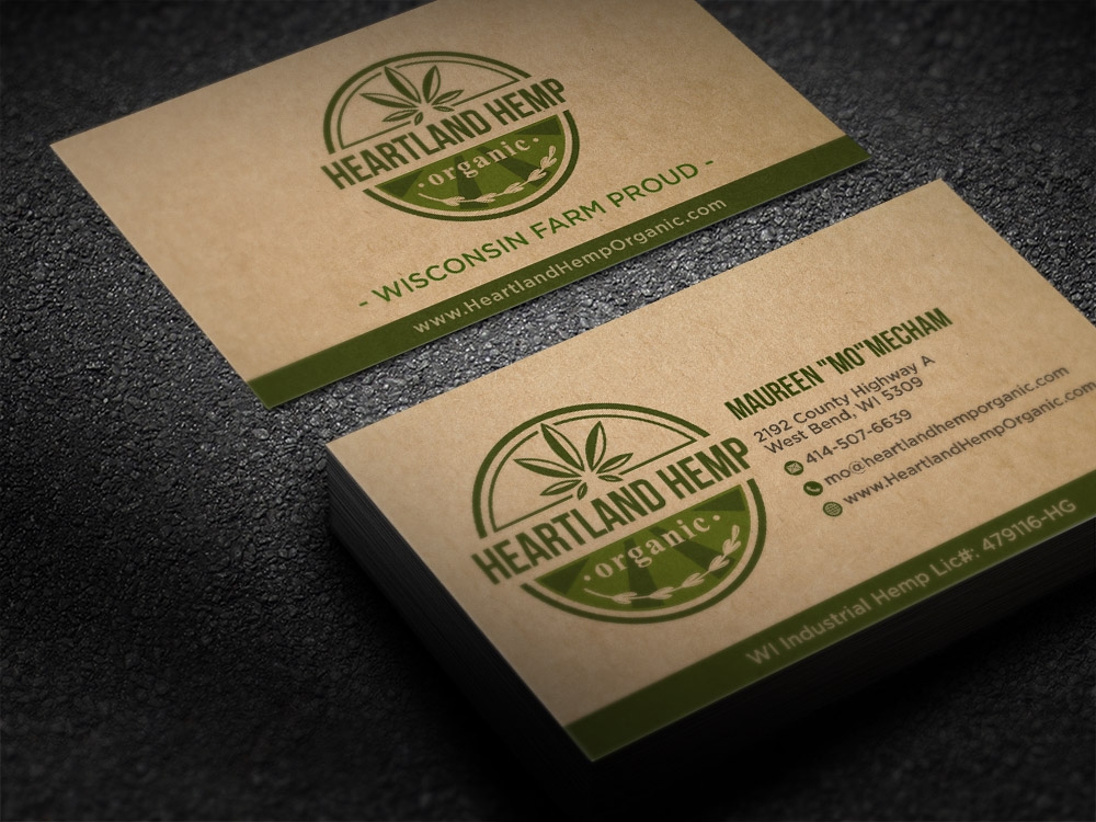 Heartland Hemp Organic logo design by scriotx