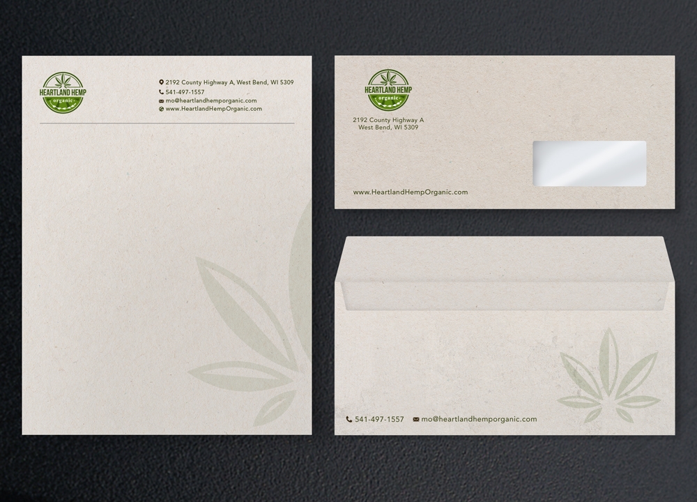Heartland Hemp Organic logo design by KHAI