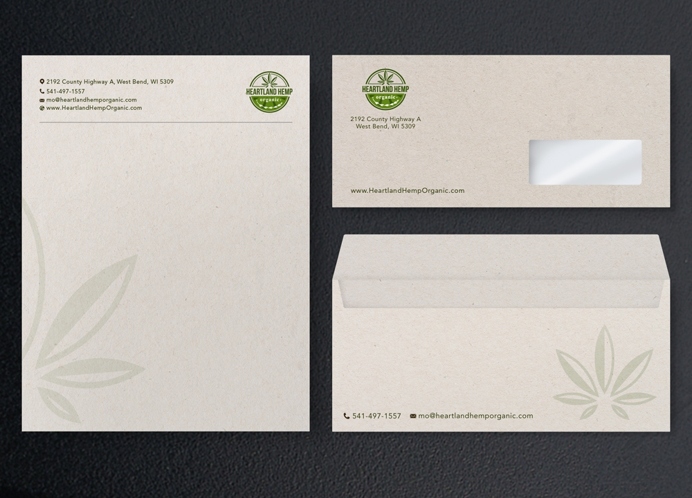 Heartland Hemp Organic logo design by KHAI