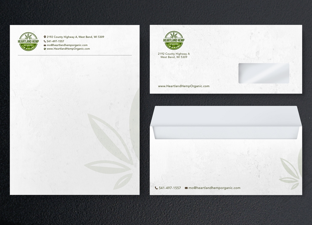 Heartland Hemp Organic logo design by KHAI