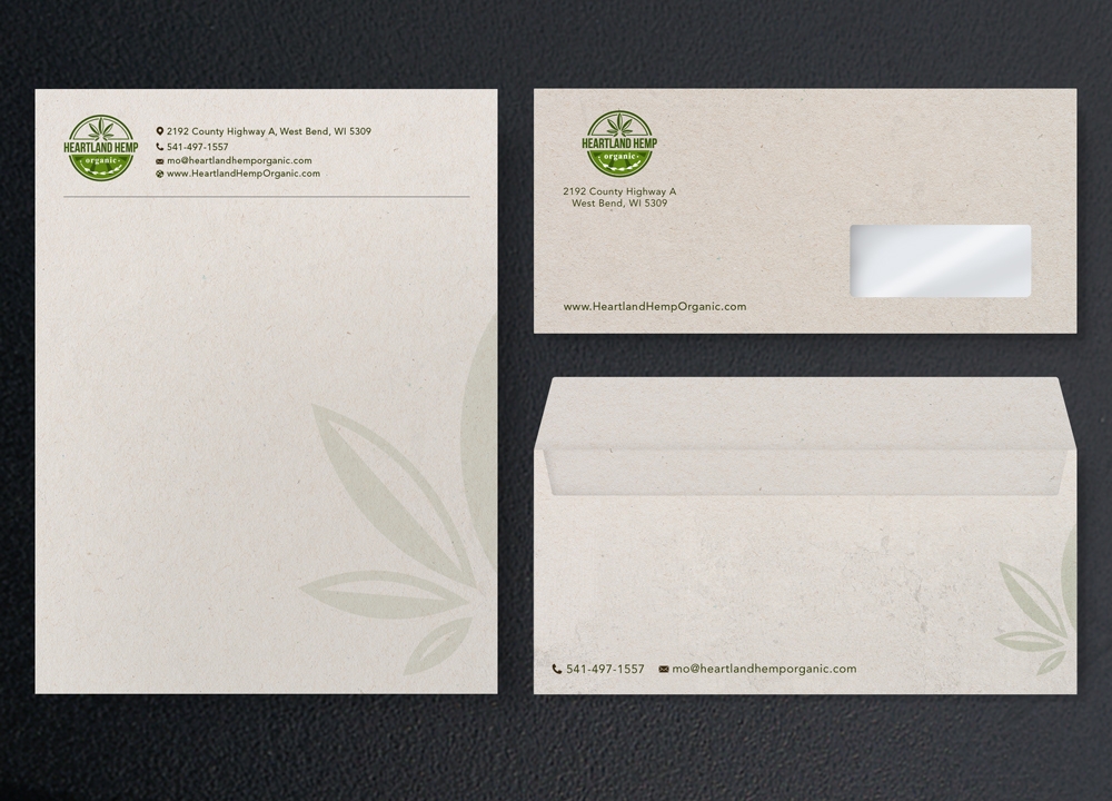 Heartland Hemp Organic logo design by KHAI
