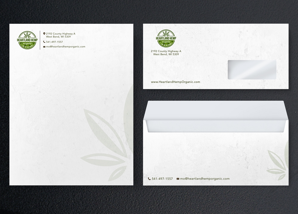 Heartland Hemp Organic logo design by KHAI