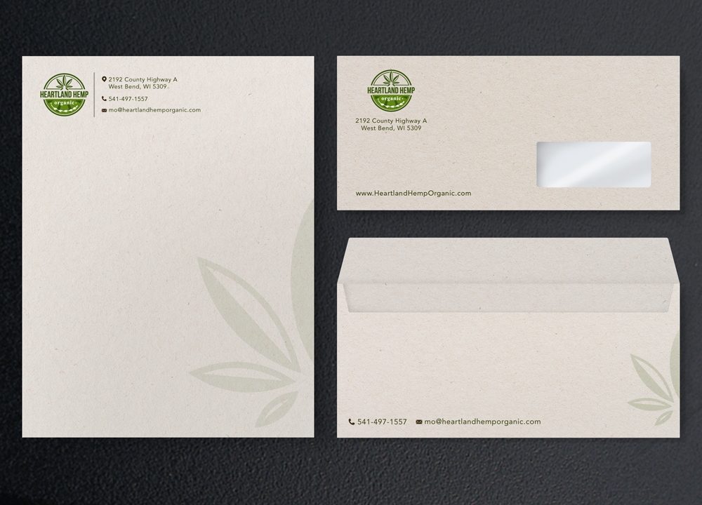 Heartland Hemp Organic logo design by KHAI