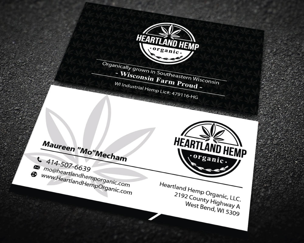 Heartland Hemp Organic logo design by Boomstudioz