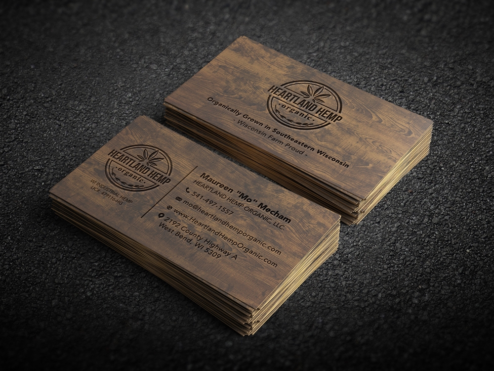 Heartland Hemp Organic logo design by KHAI