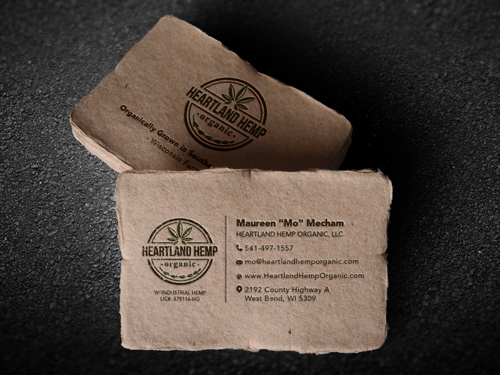 Heartland Hemp Organic logo design by KHAI