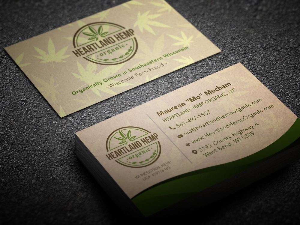 Heartland Hemp Organic logo design by KHAI