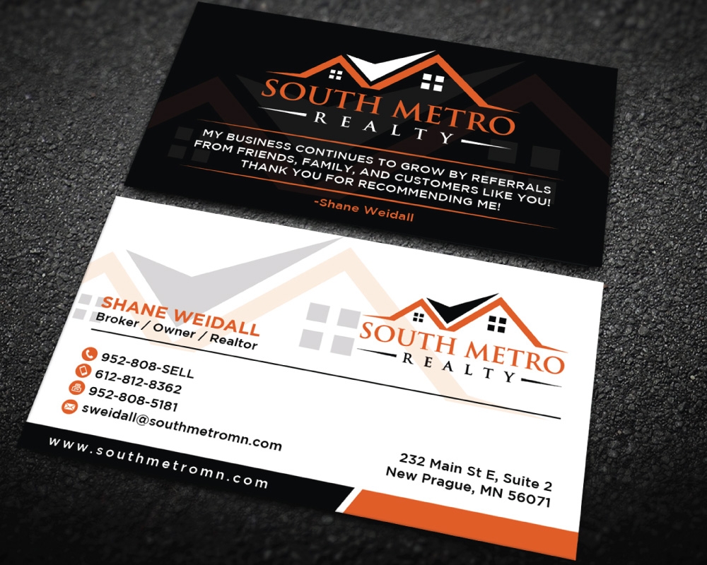 South Metro Realty logo design by Boomstudioz