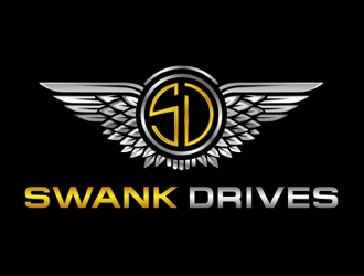 Swank Drives logo design by MAXR