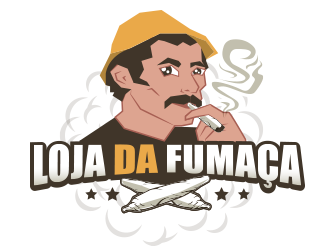 Loja da Fumaça logo design by BeDesign