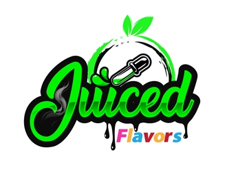 Juiced Flavors logo design by DreamLogoDesign
