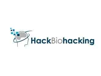 HackBiohacking.com logo design by Marianne