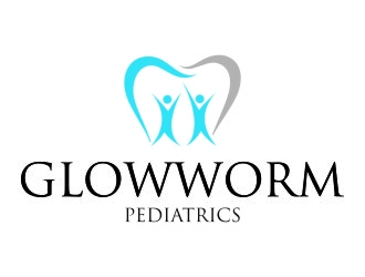Glowworm Pediatrics logo design by jetzu