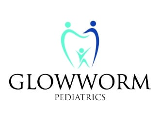 Glowworm Pediatrics logo design by jetzu