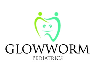 Glowworm Pediatrics logo design by jetzu