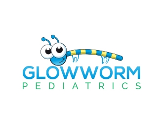 Glowworm Pediatrics logo design by fawadyk