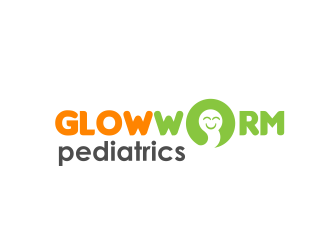 Glowworm Pediatrics logo design by serprimero