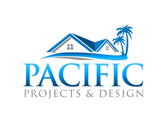 Pacific Projects & Design logo design by kunejo