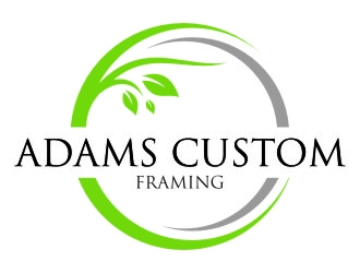 Adams Custom Framing logo design by jetzu