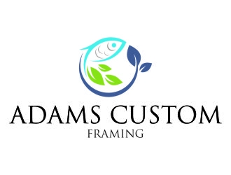 Adams Custom Framing logo design by jetzu