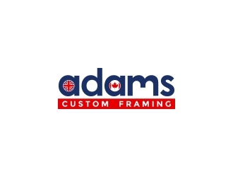 Adams Custom Framing logo design by naldart