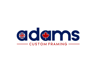 Adams Custom Framing logo design by evdesign
