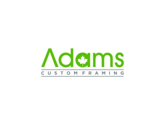 Adams Custom Framing logo design by bricton