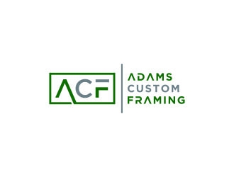 Adams Custom Framing logo design by bricton