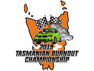 2019 Tasmanian Burnout Championship logo design by megalogos