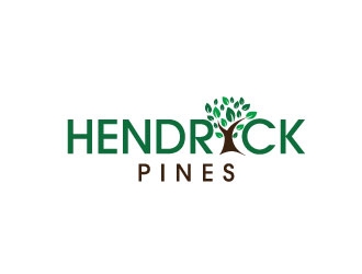 Hendrick Pines logo design by desynergy