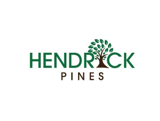 Hendrick Pines logo design by desynergy
