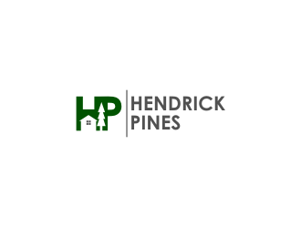 Hendrick Pines logo design by Barkah