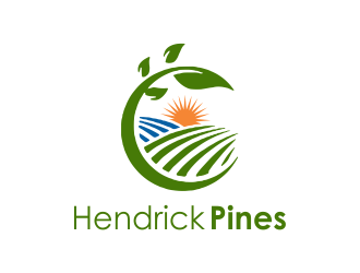 Hendrick Pines logo design by Girly