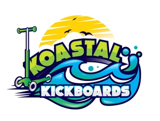 Koastal Kickboards  logo design by gogo
