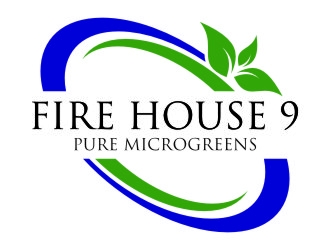 Fire House 9 - Pure Microgreens logo design by jetzu