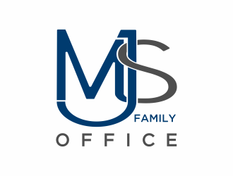 MJS  Family Office logo design by Mahrein