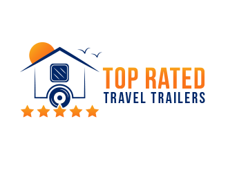 Top Rated Travel Trailers logo design by BeDesign